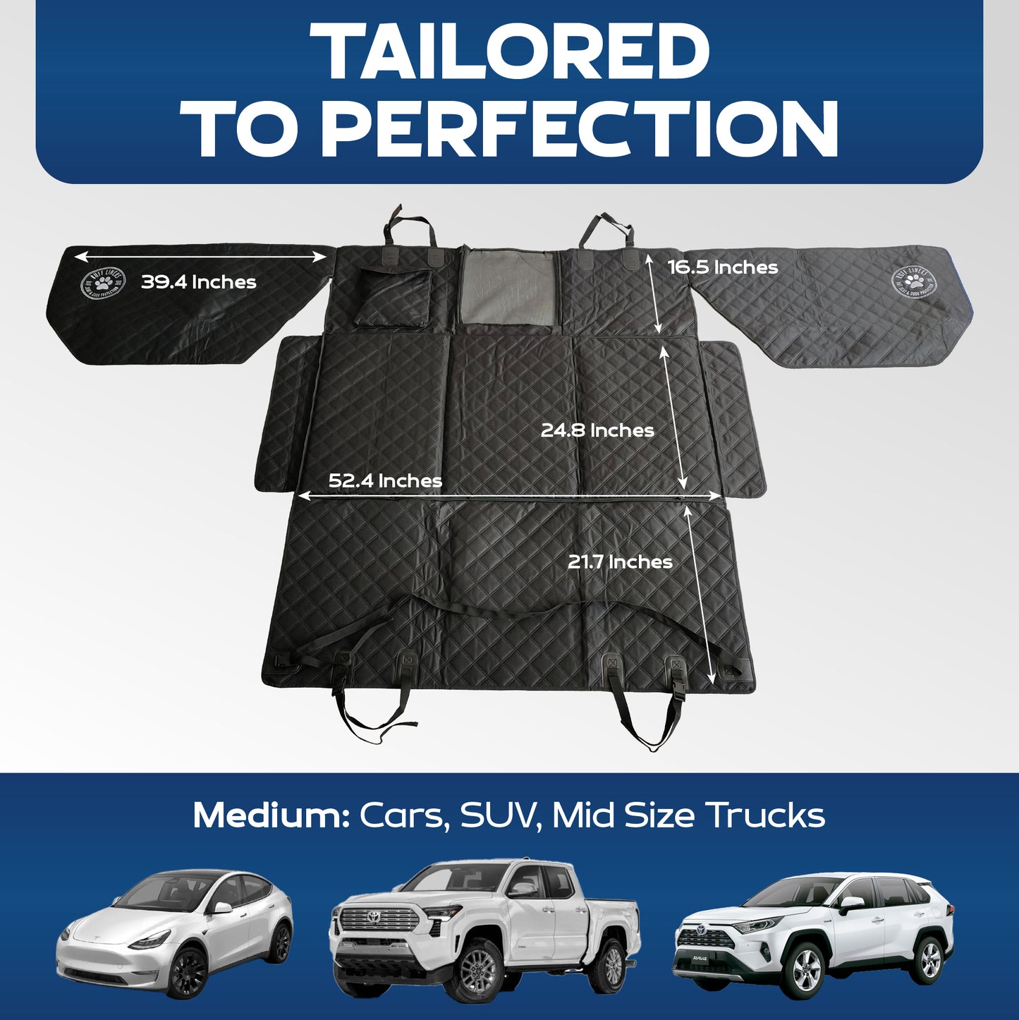 hard bottom backseat extenders for dogs with door protection