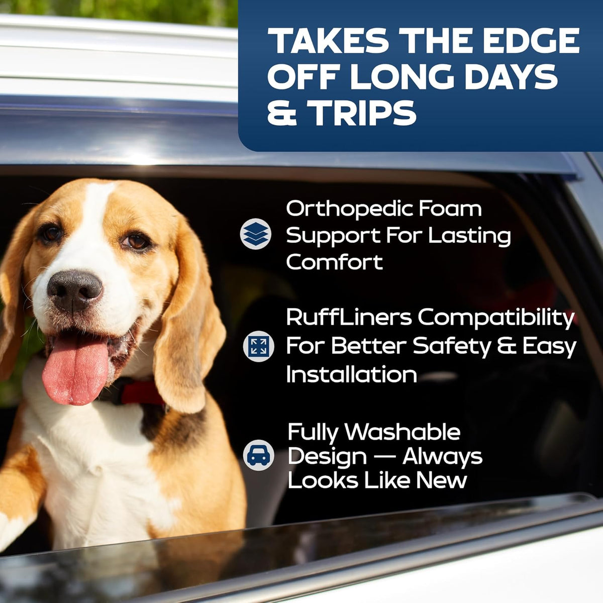 Travel Dog Bed for Car