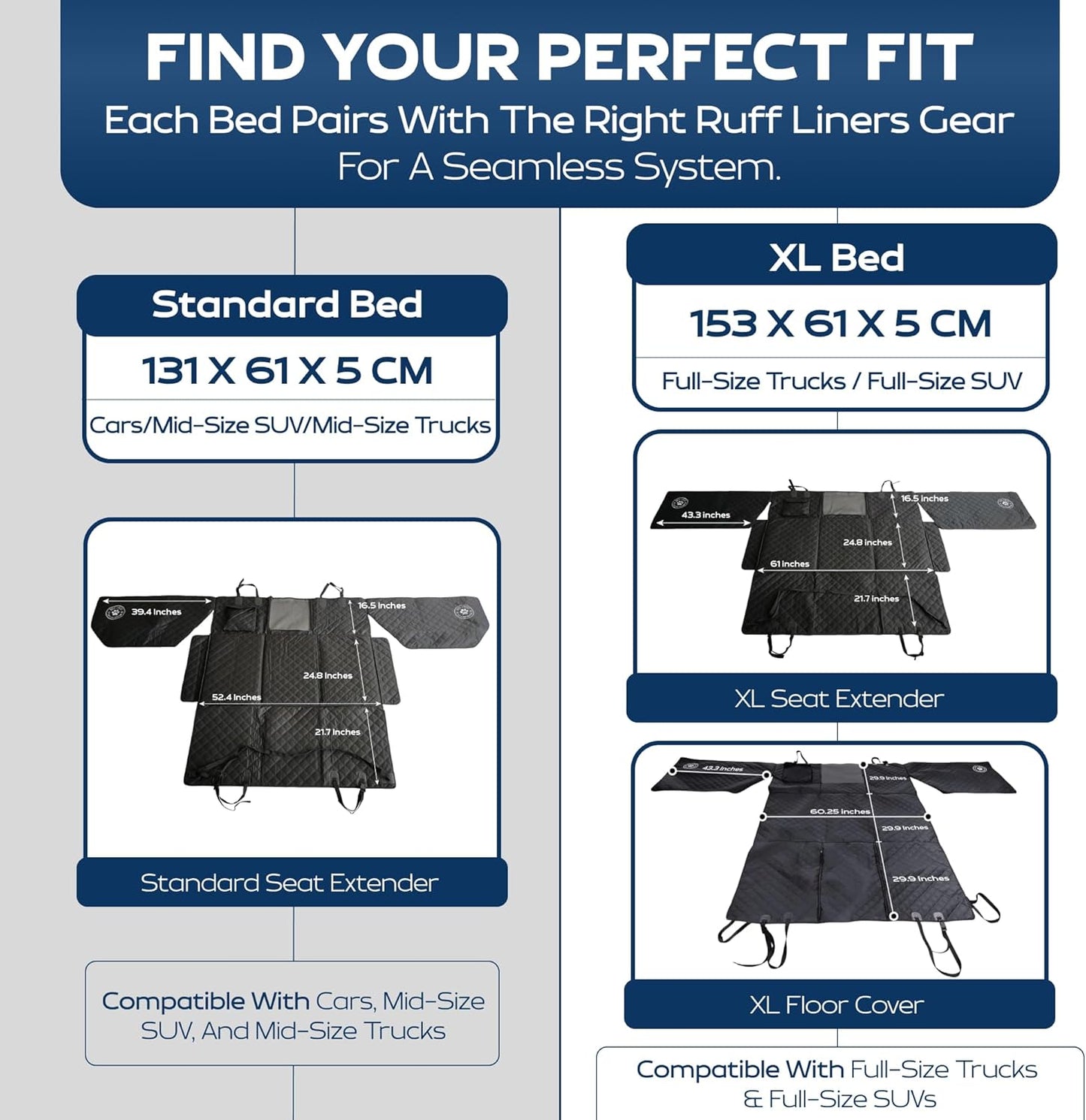 travel dog bed for car