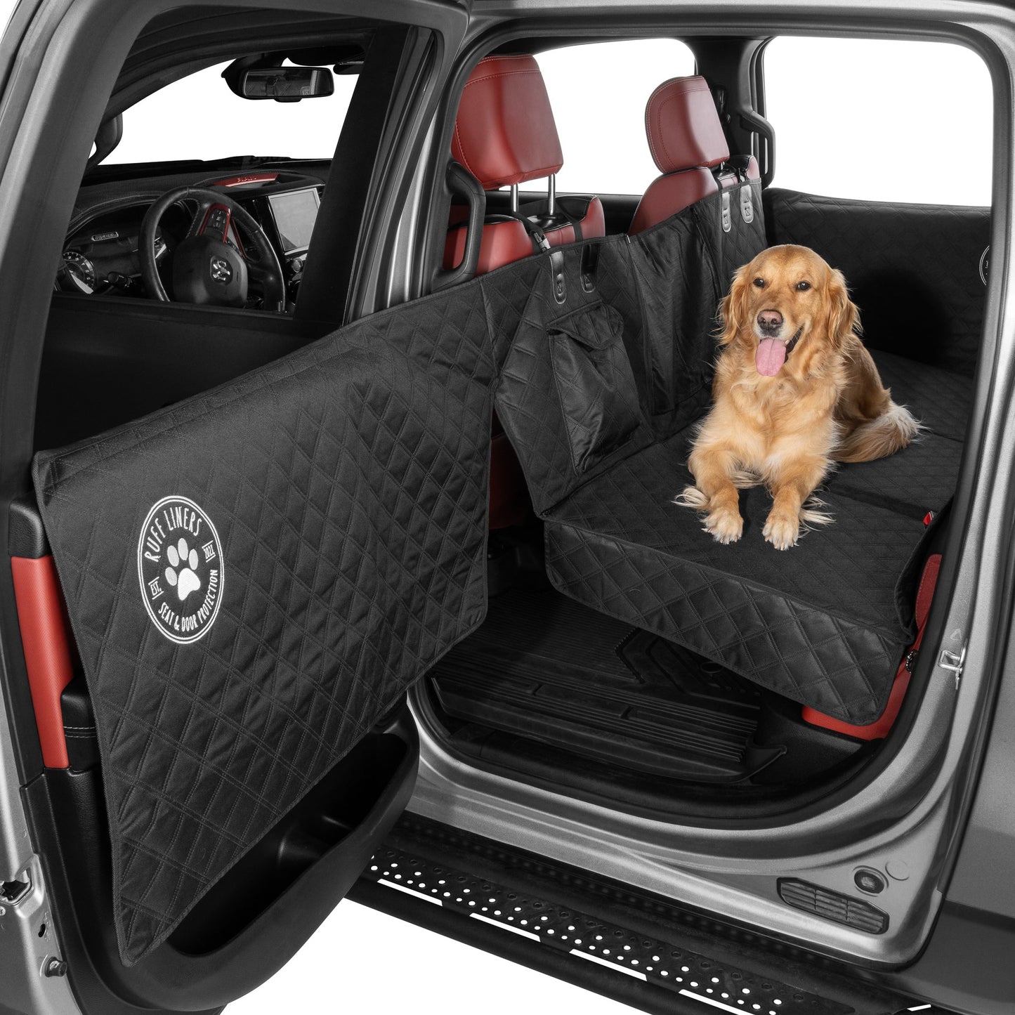 hard bottom backseat extenders for dogs with door protection