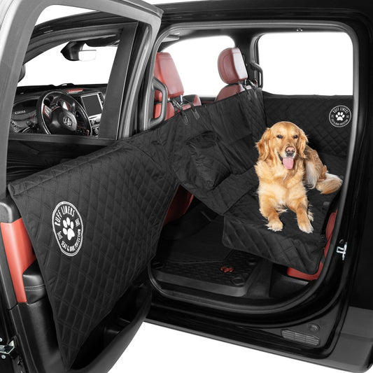 Soft Backseat Dog Hammock with Door Protection
